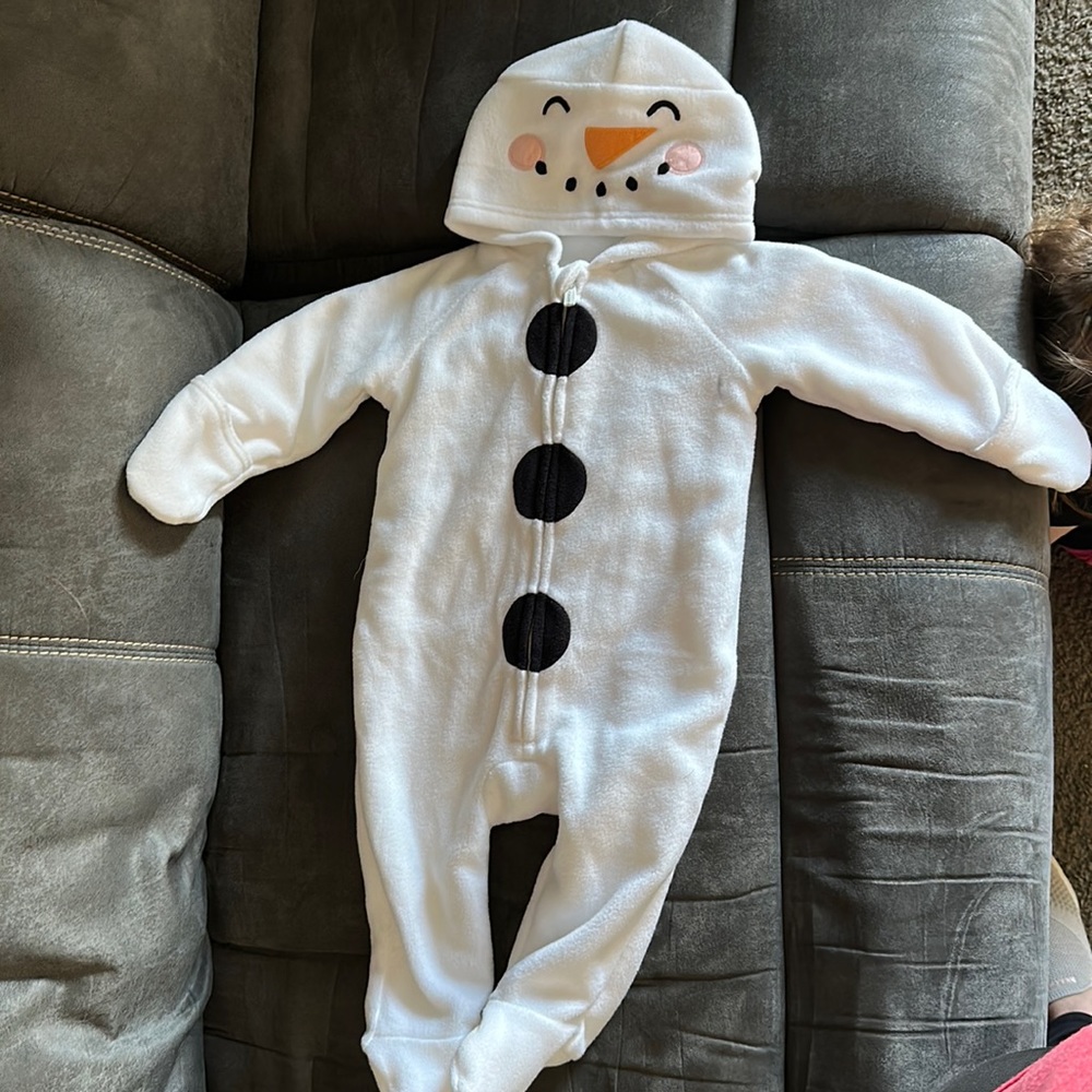 Baby snowsuit.
